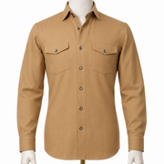The Sandstone Heritage: Double Pocket Giza Cotton Shirt
