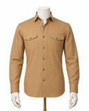 The Sandstone Heritage: Double Pocket Giza Cotton Shirt