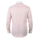 Light pink candy stripe shirt for men back view showing clean tailored fit